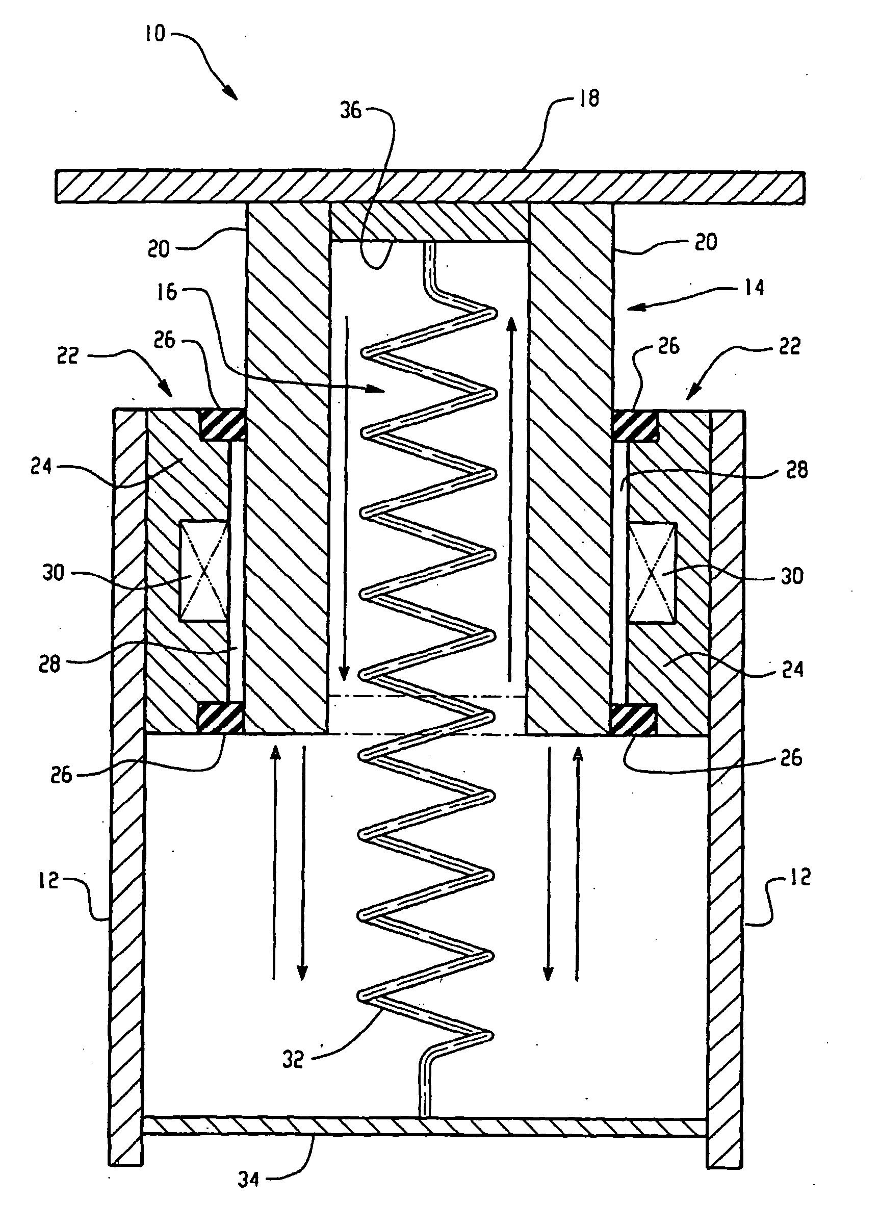 Impact energy absorber and process