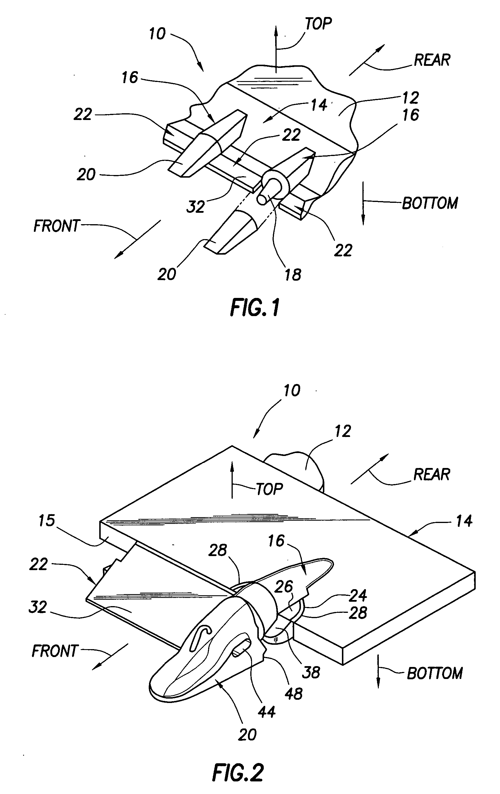 Excavating lip-mounted adapter and associated connection and shielding apparatus