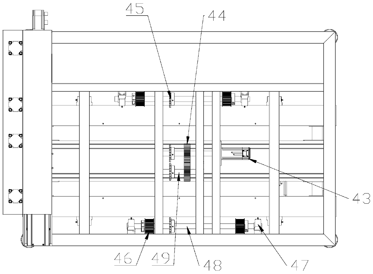 Integrated egg tray transfer device