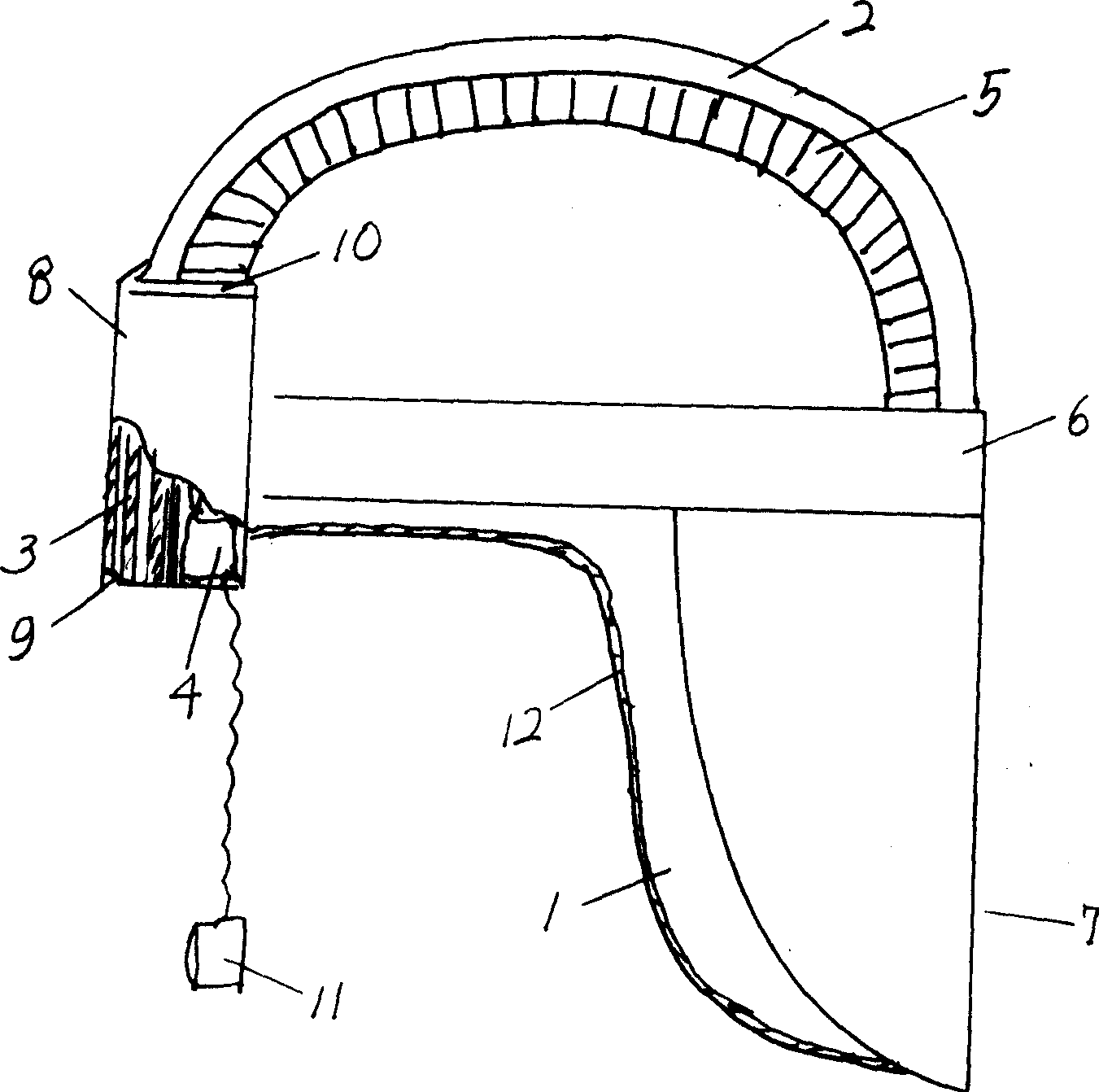 Positive pressure respiration dustproof apparatus