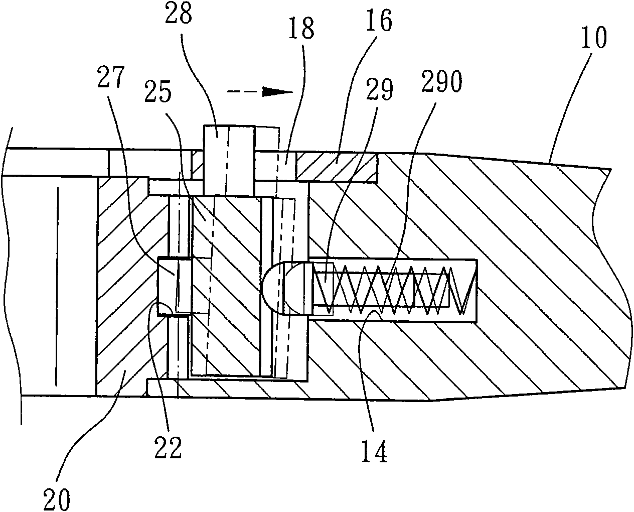 Replacement structure of ratchet wrench