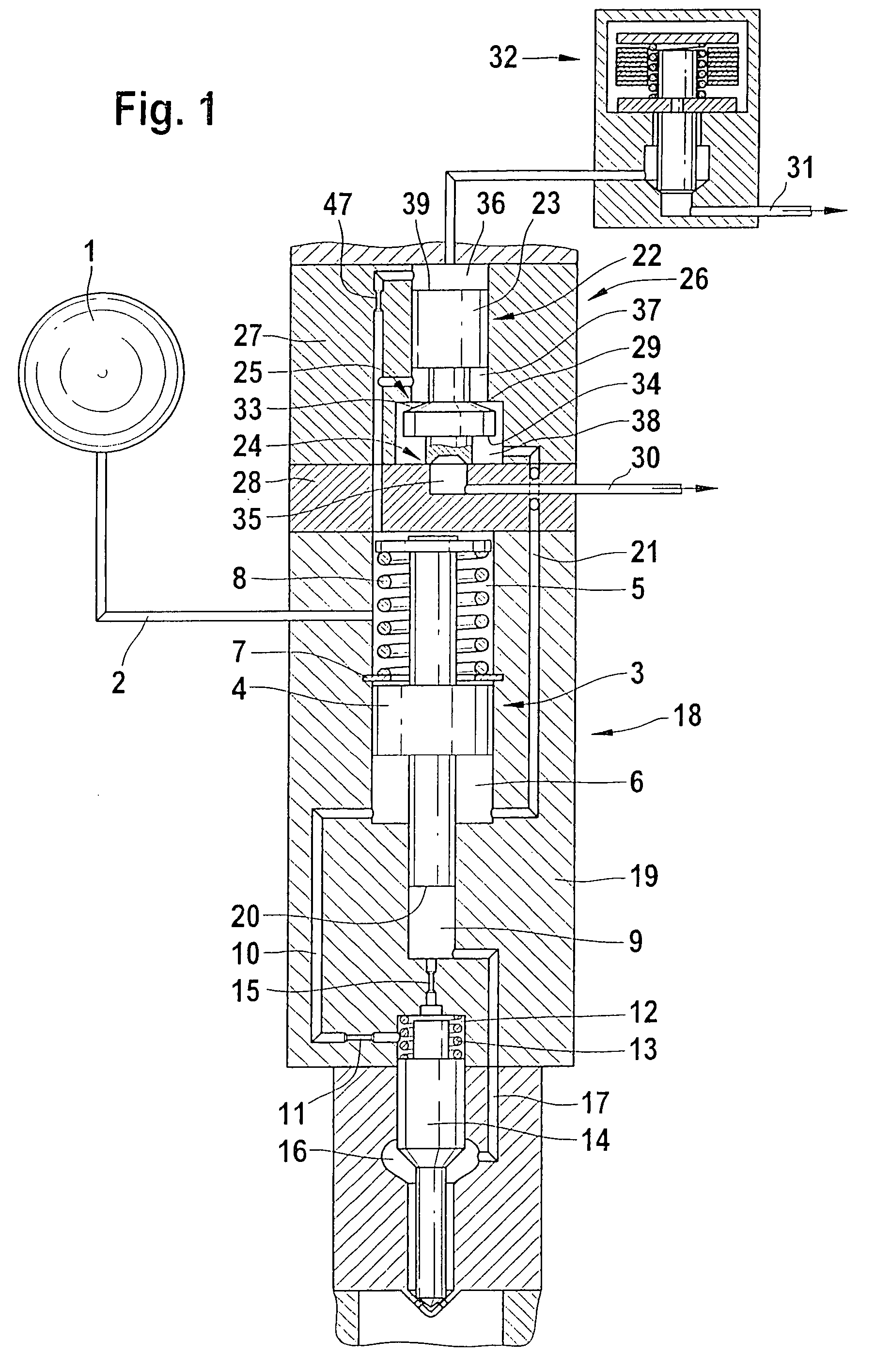 Fuel injector provided with a servo leakage free valve