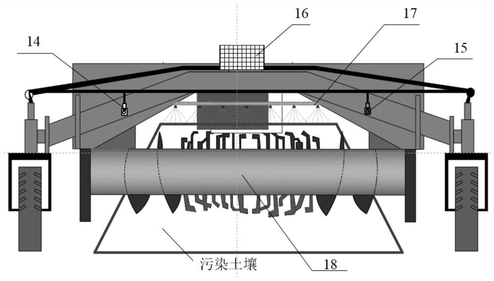 Intelligent room temperature desorption remediation equipment and method for volatile organic contaminated soil