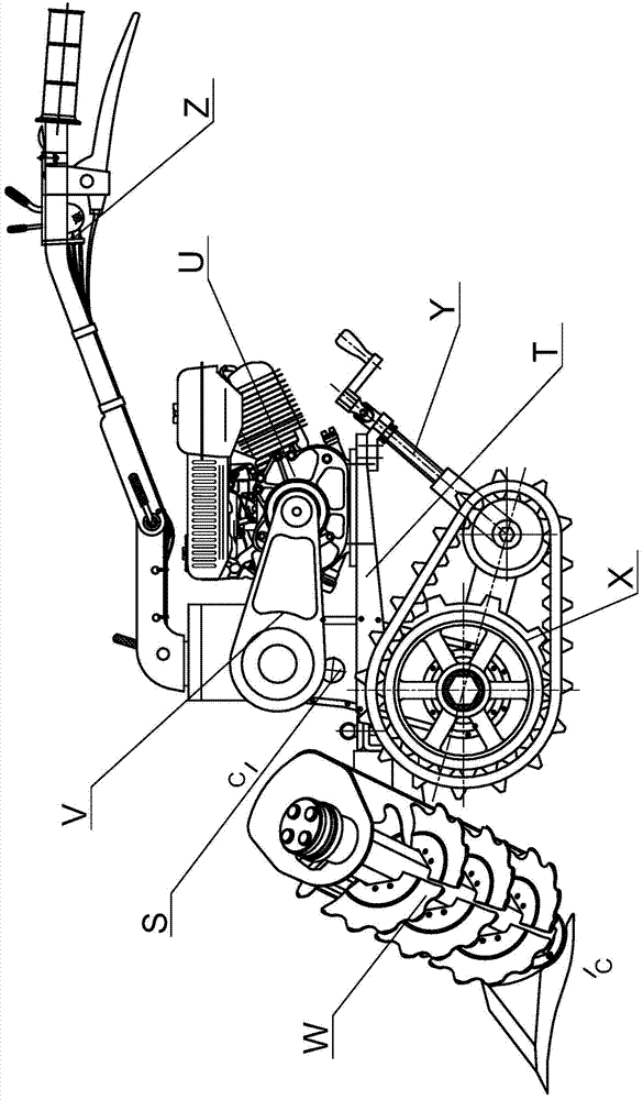 Hydraulic screw crawler hiller