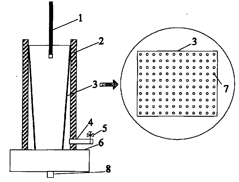 Continuous-casting crystallizer simulation method by taking shell thickness and flowing quality balance into consideration and device thereof