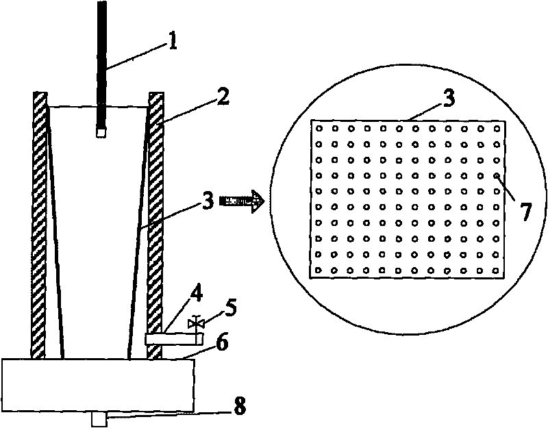 Continuous-casting crystallizer simulation method by taking shell thickness and flowing quality balance into consideration and device thereof