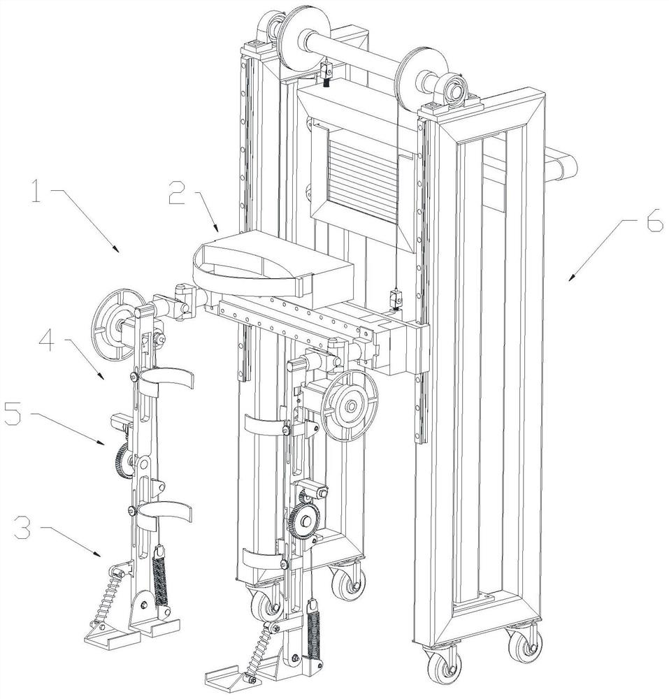 Auxiliary drive device for orthopaedic rehabilitation training and operation method thereof