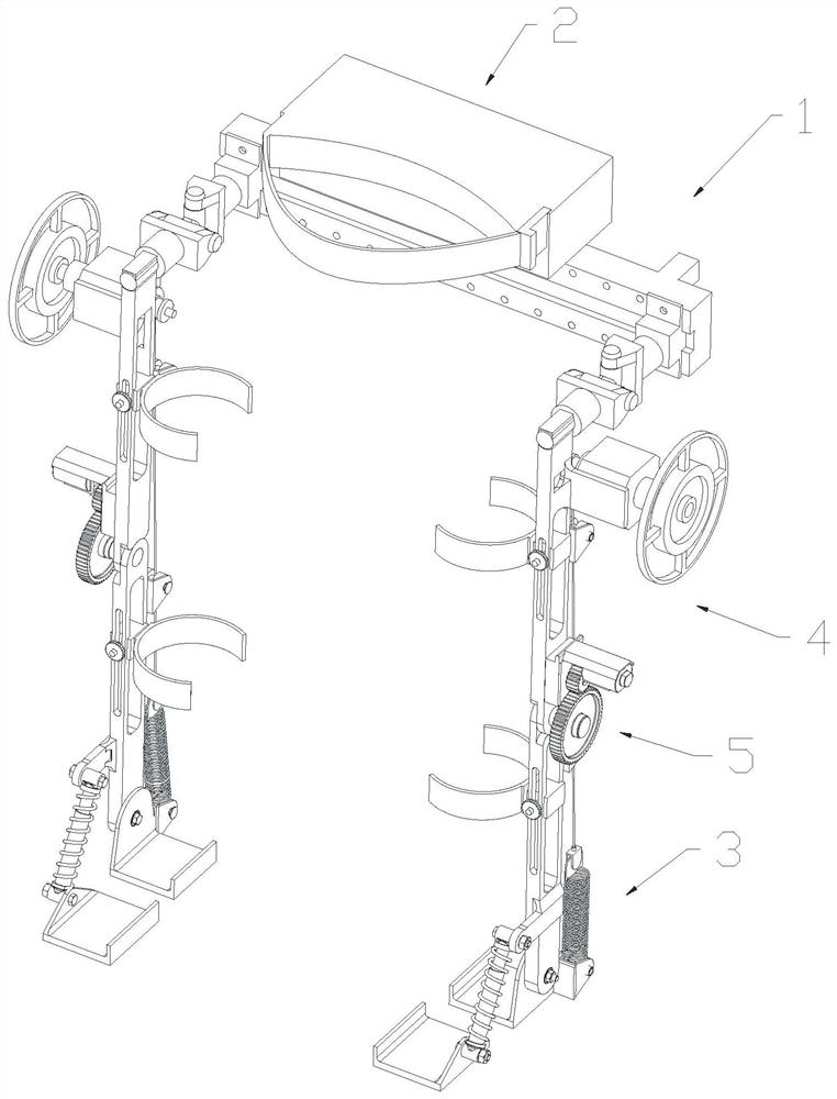 Auxiliary drive device for orthopaedic rehabilitation training and operation method thereof