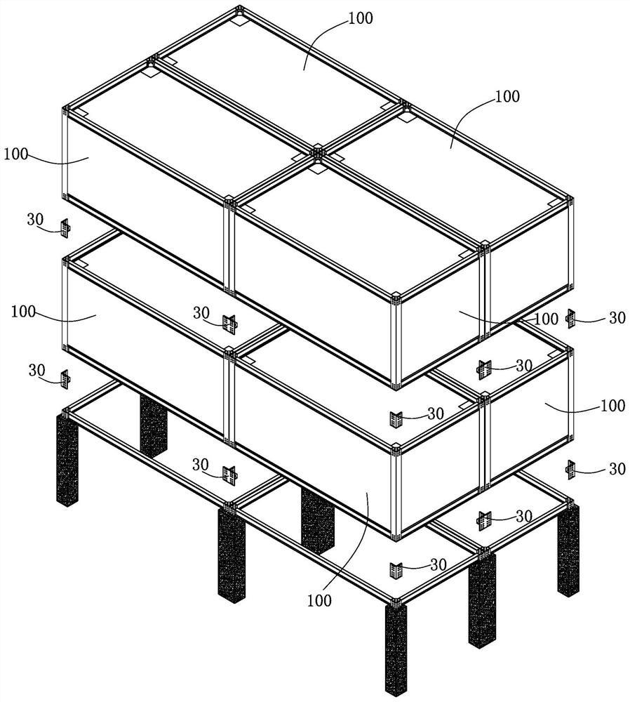 Structural system of steel structure modular building