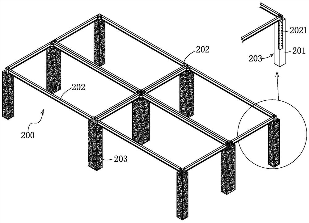 Structural system of steel structure modular building