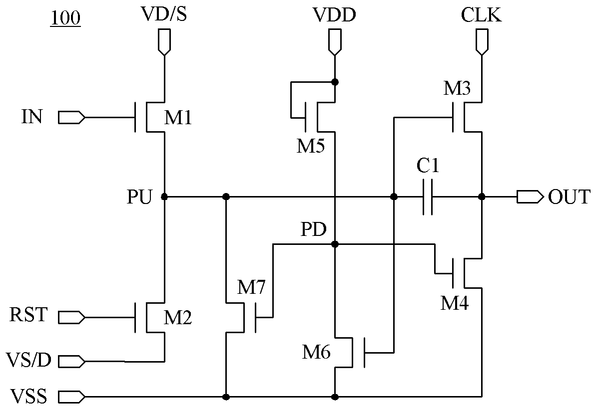 Shifting register circuit and driving method thereof as well as gate driver and display panel