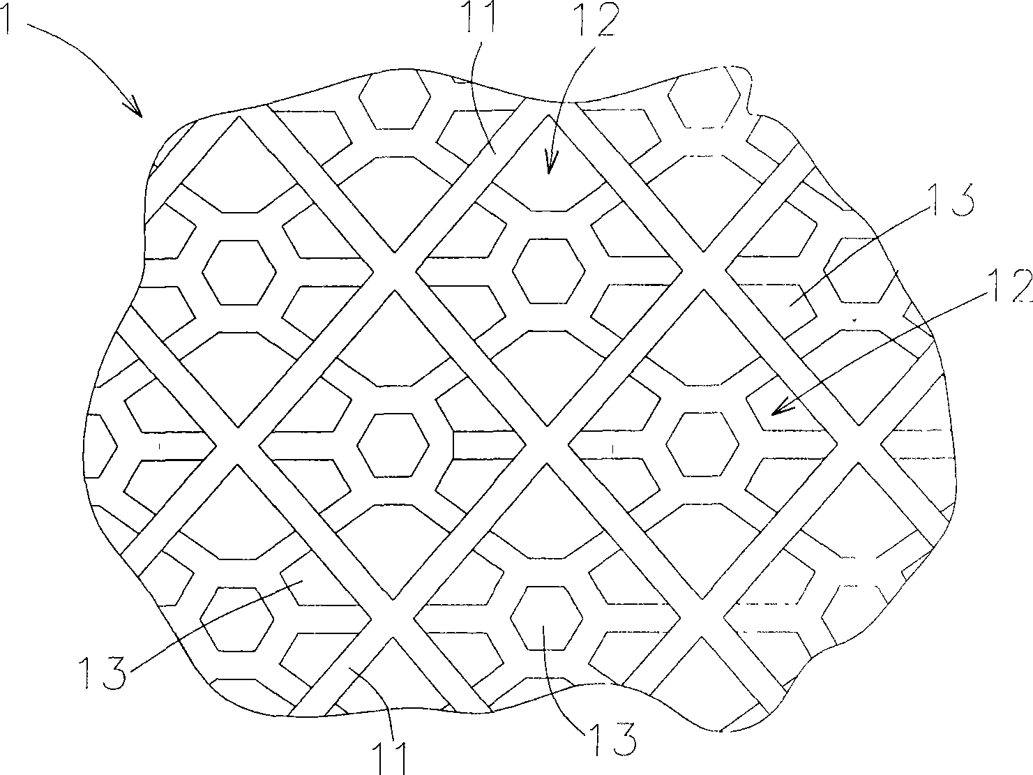 Thin-layer article and sanitary absorbent pad with this thin-layer article