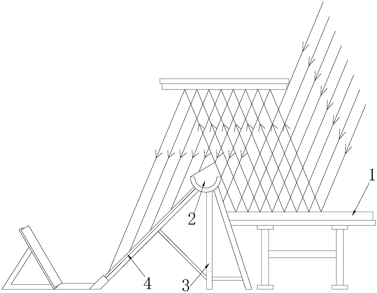 Solar automatic distiller used for collecting lights on the basis of light reflection principle