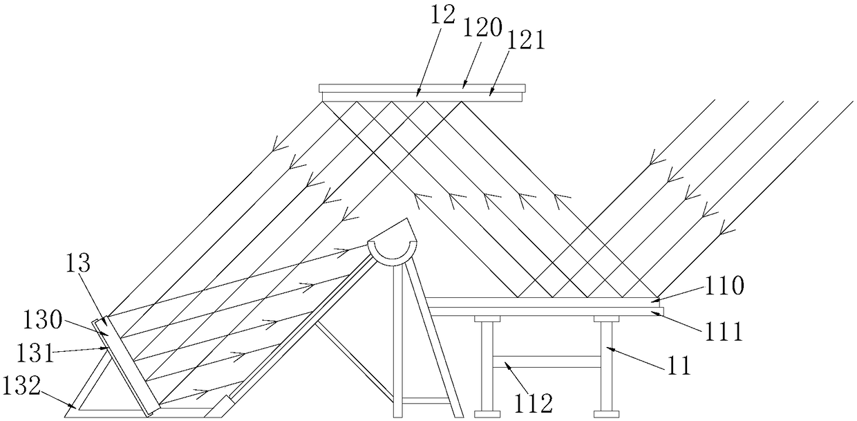 Solar automatic distiller used for collecting lights on the basis of light reflection principle