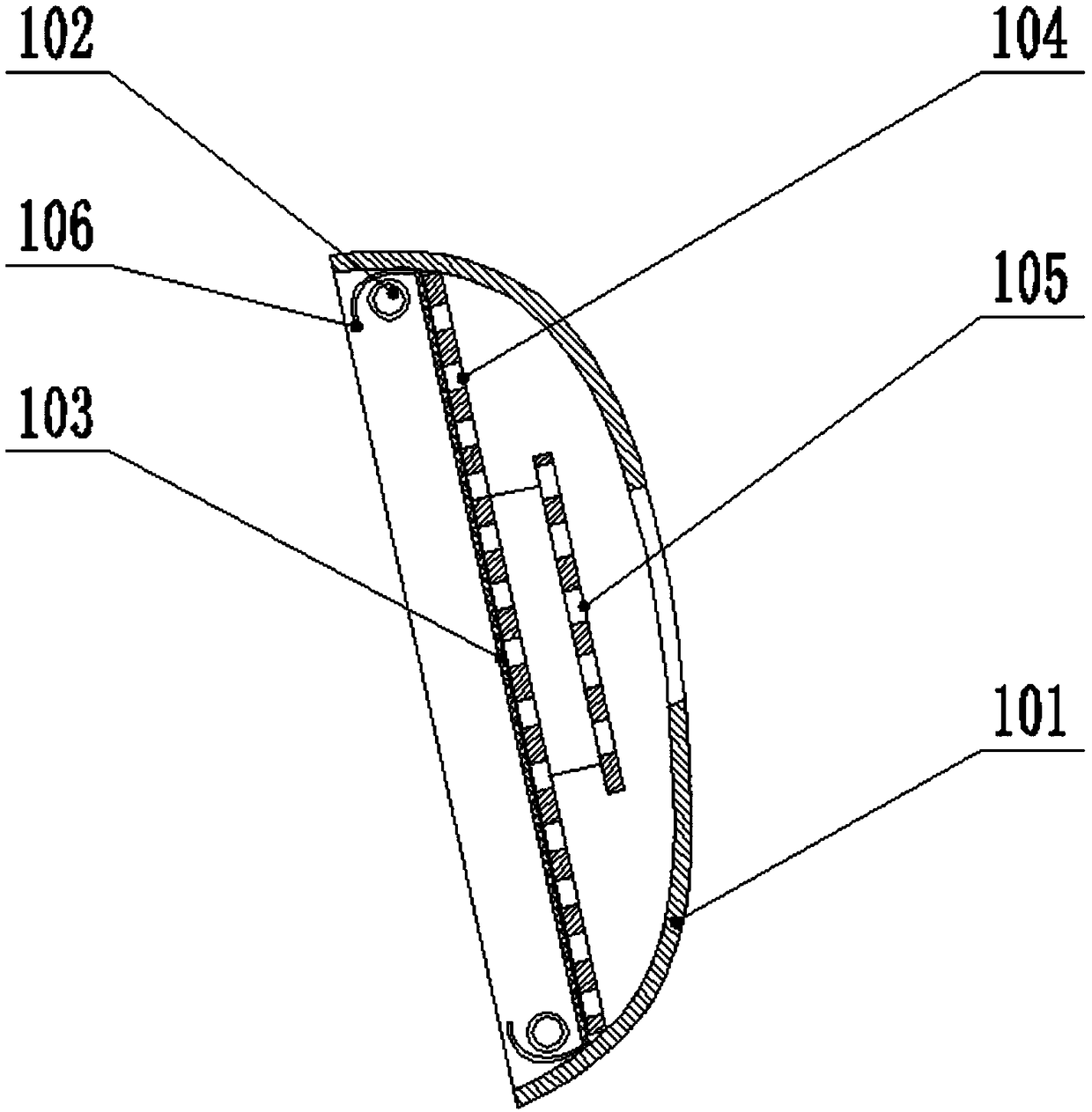 Multi-pass sterilizing chamber