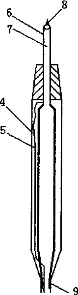 Electric knife handle capable of attracting electric knife