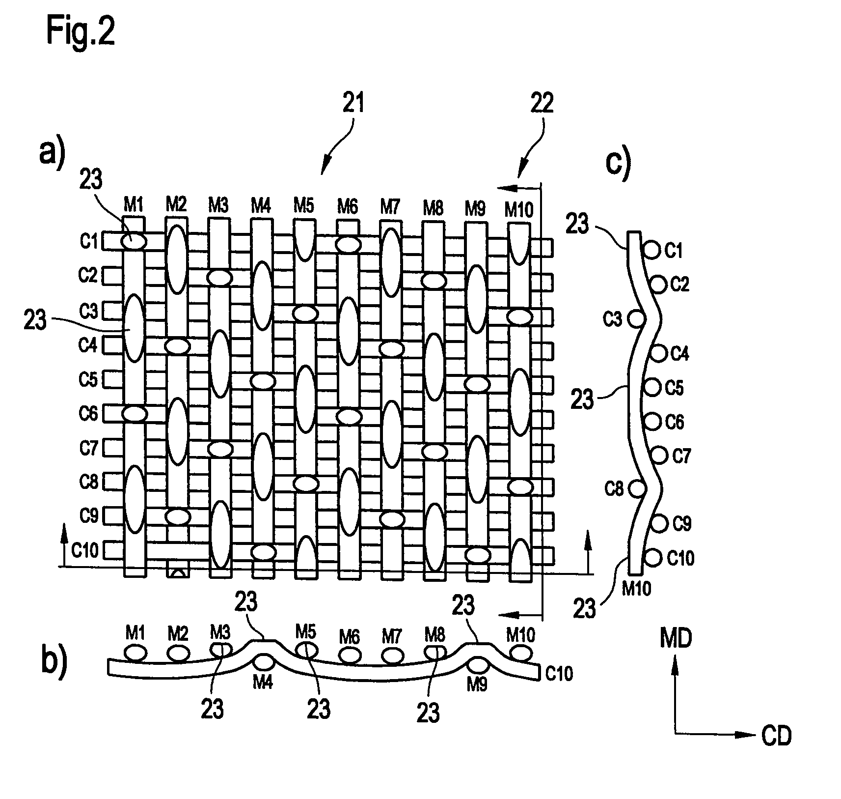 Through air dryer fabric