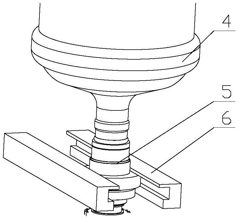 Unloading mechanism of bottle blowing machine