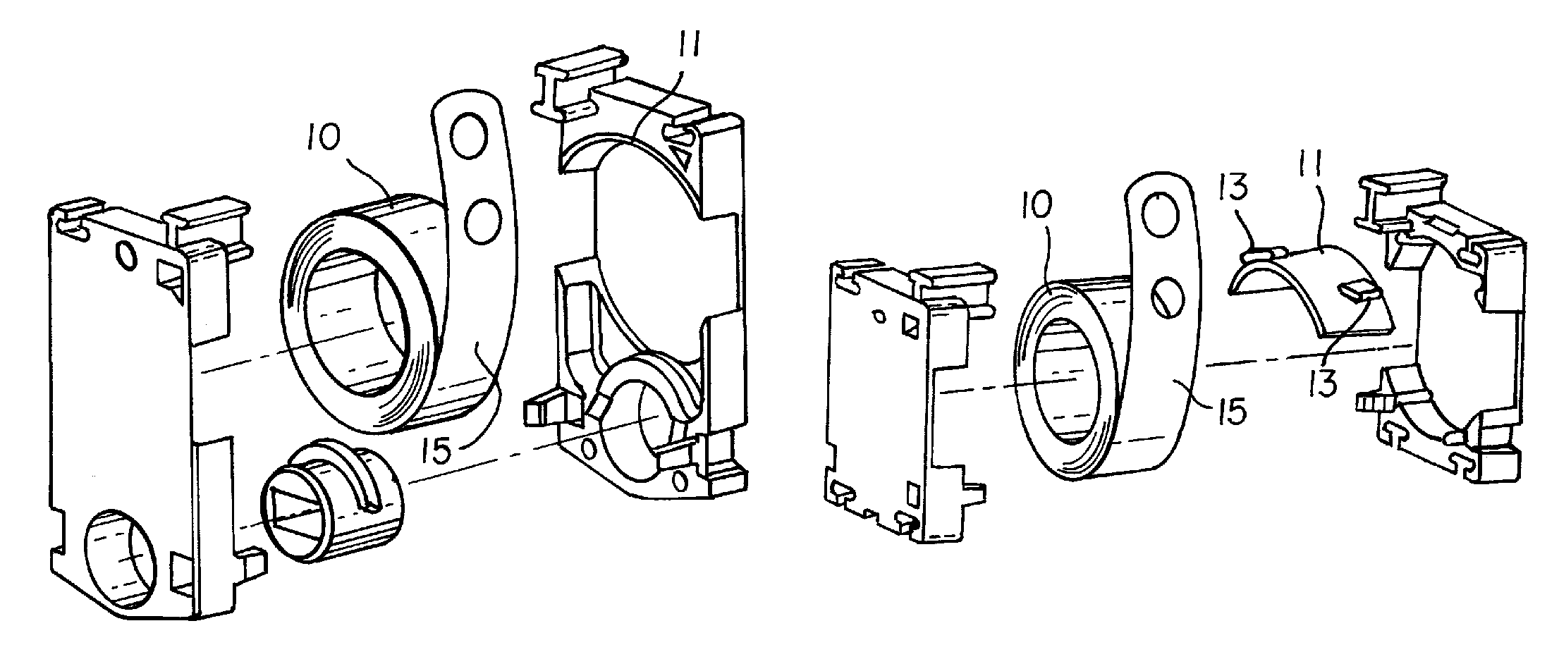 Frictional drop resistance for sash counterbalanced by curl springs