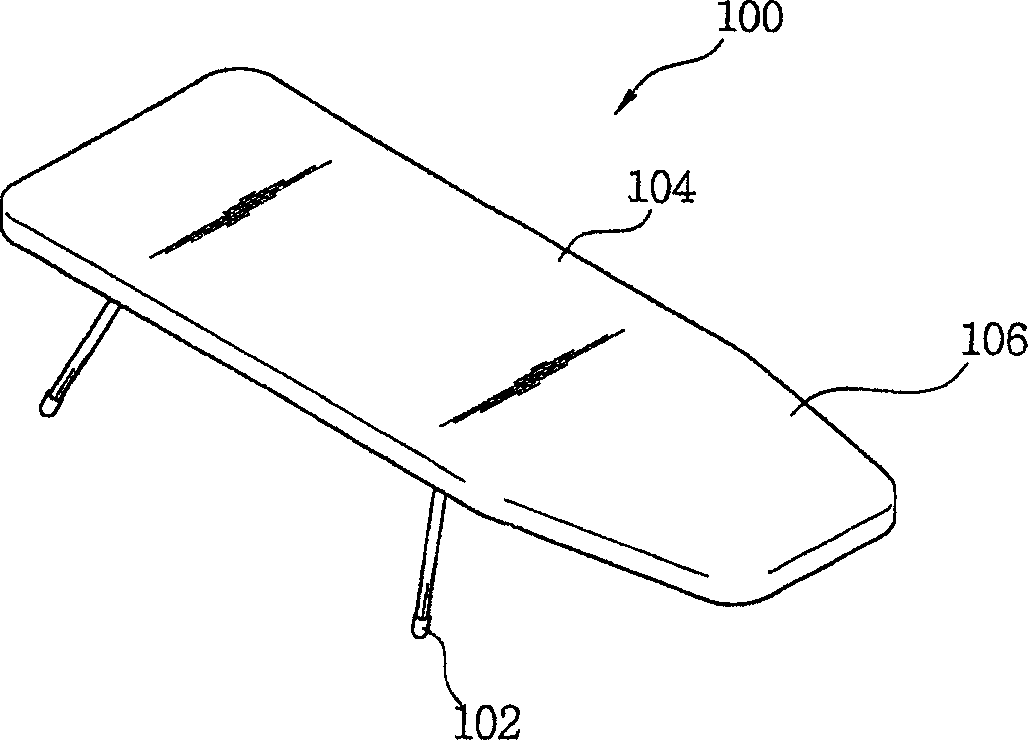 Double-sided ironing board