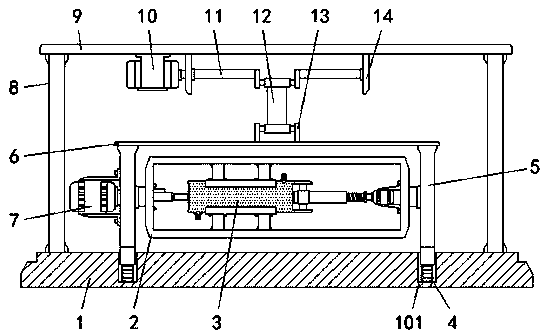 Efficient mixing device for production of water-based paint