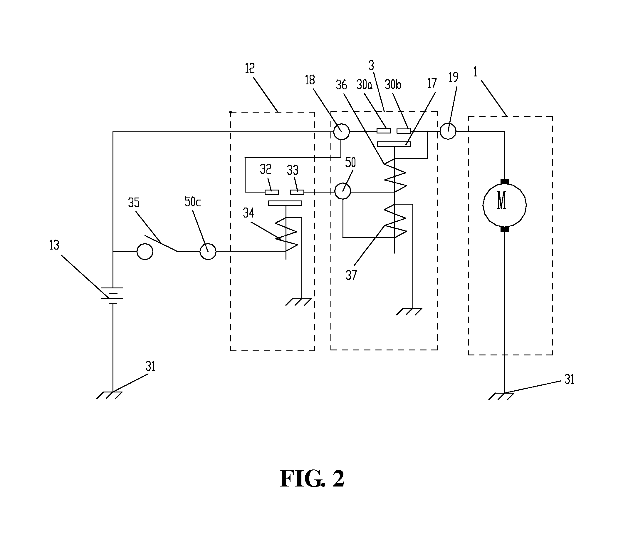 Auxiliary mesh type starter