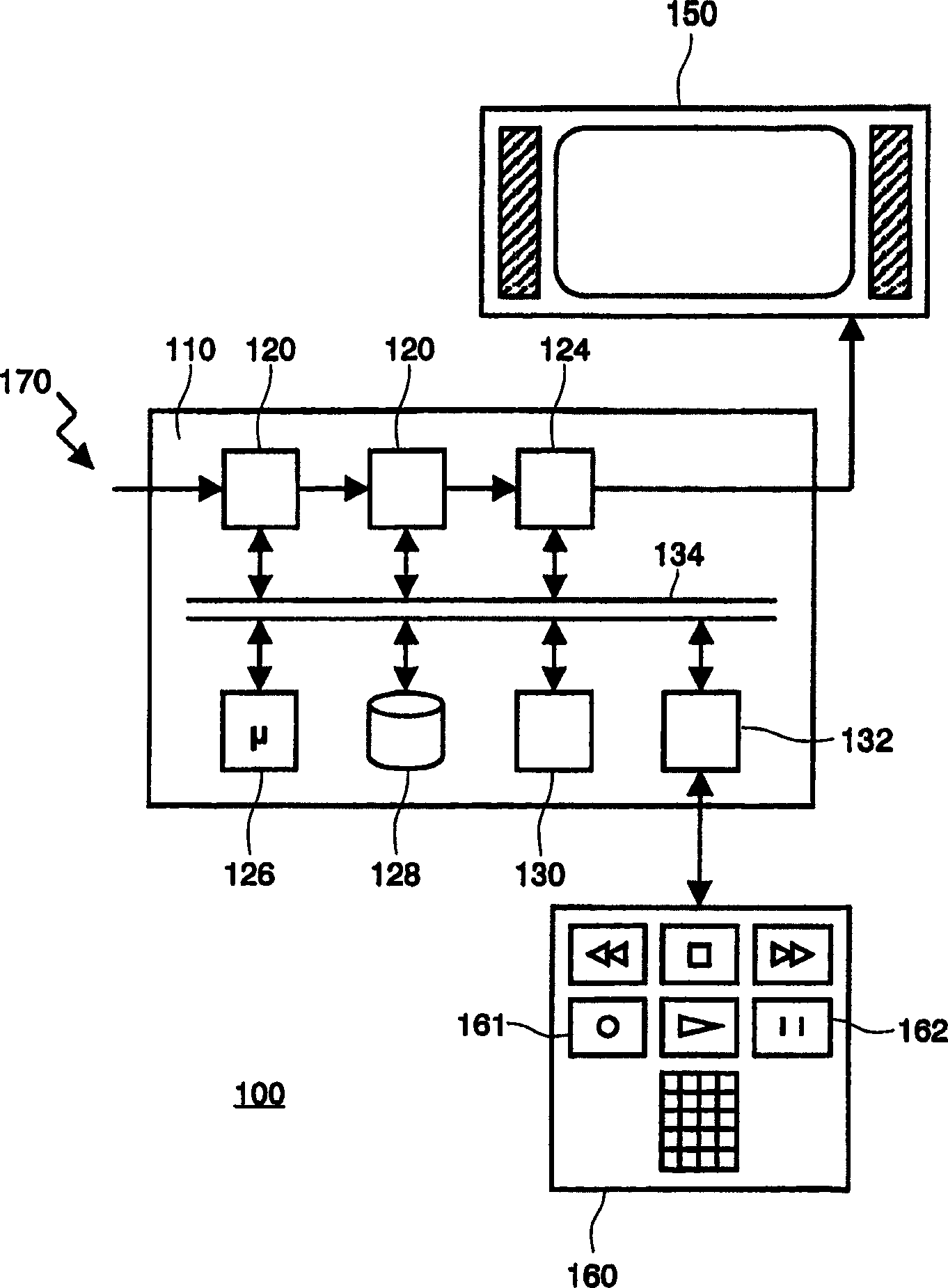 Method and apparatus for storing a stream of data received from a source