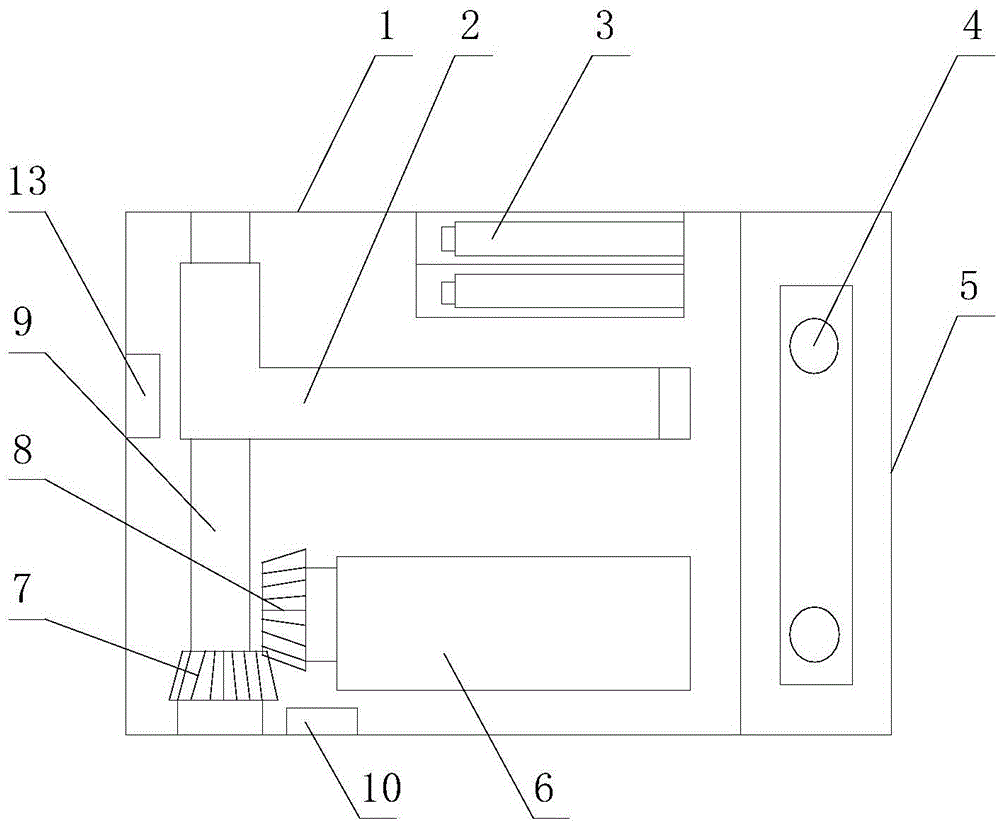 An electric folding door stopper