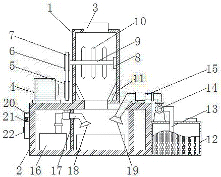 Textile waste recycling device