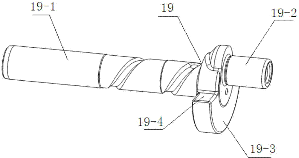 Bent axle locating mechanism used for automatically feeding and discharging by robot
