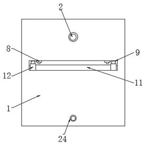 Gutter inlet filtering device for municipal engineering