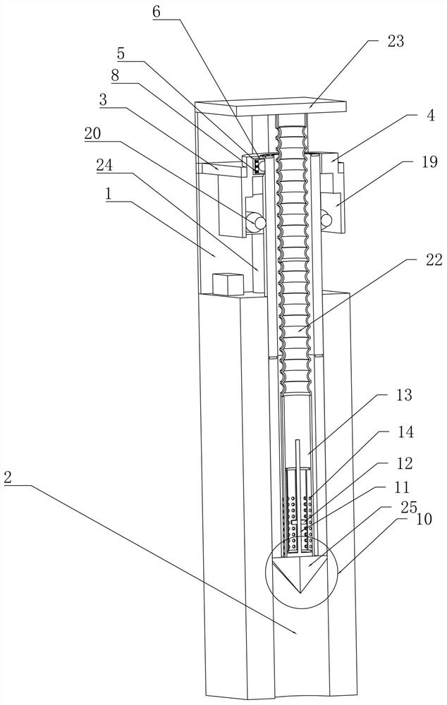 Underground water level detection device for hydrogeological exploration