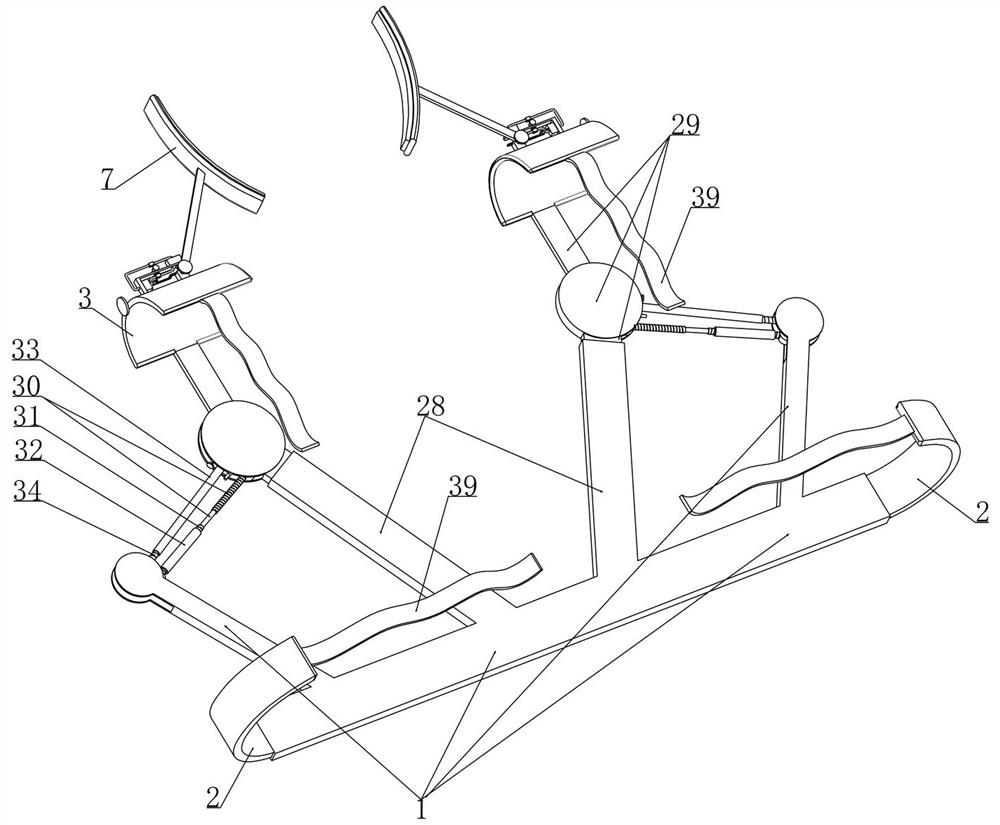 Head fixing device for neurosurgery nursing