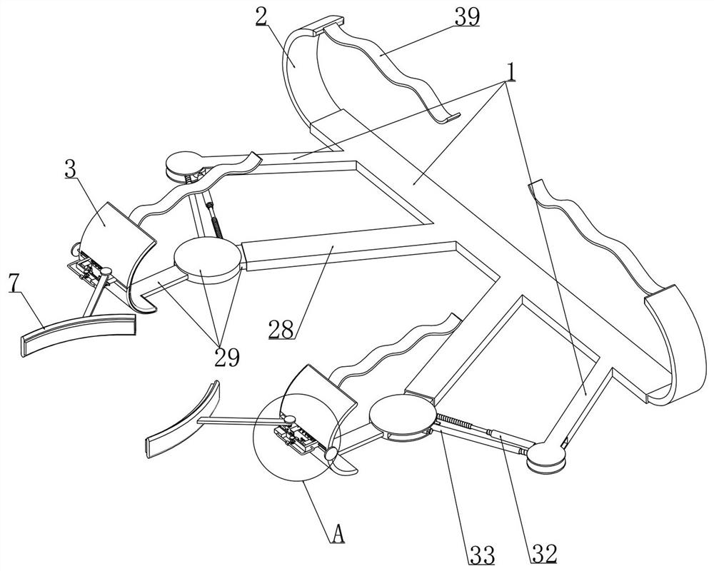 Head fixing device for neurosurgery nursing