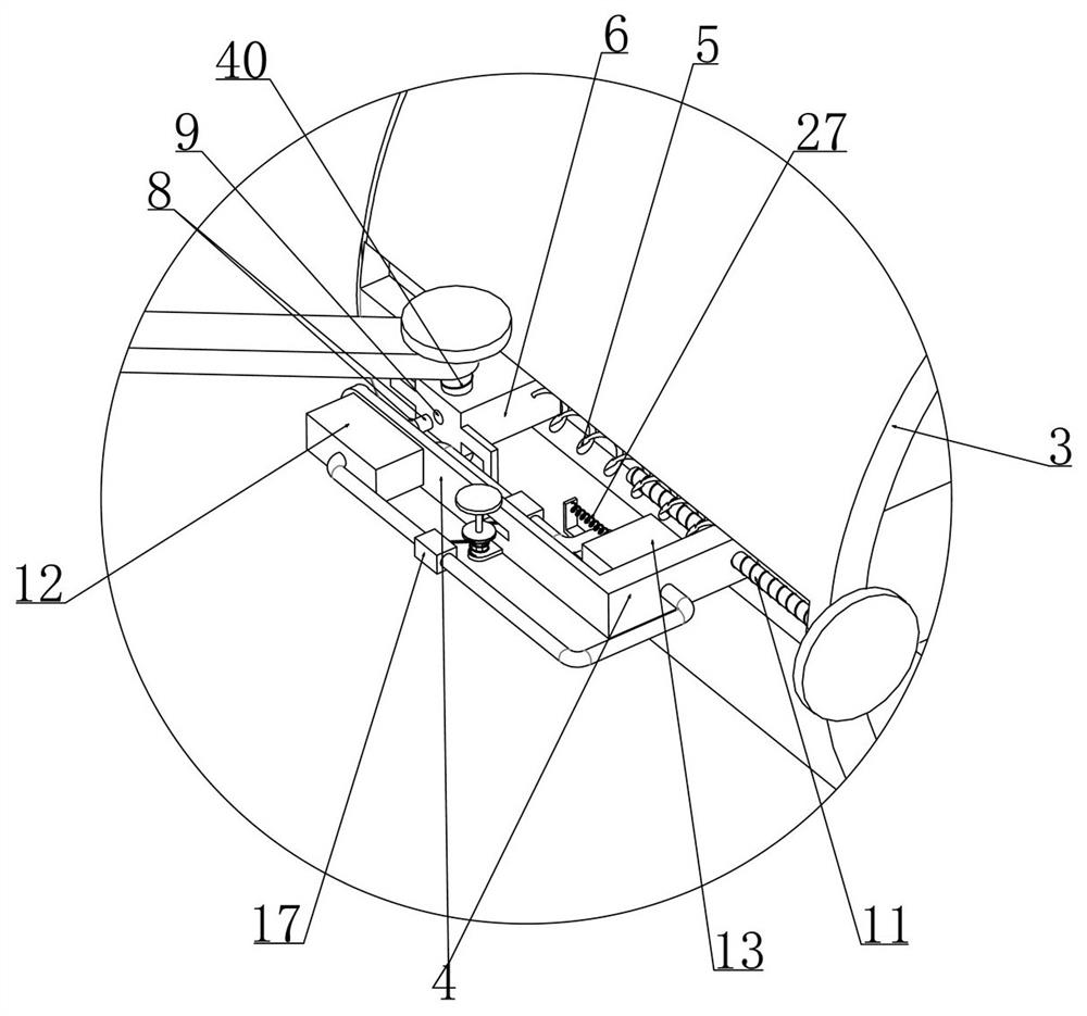 Head fixing device for neurosurgery nursing