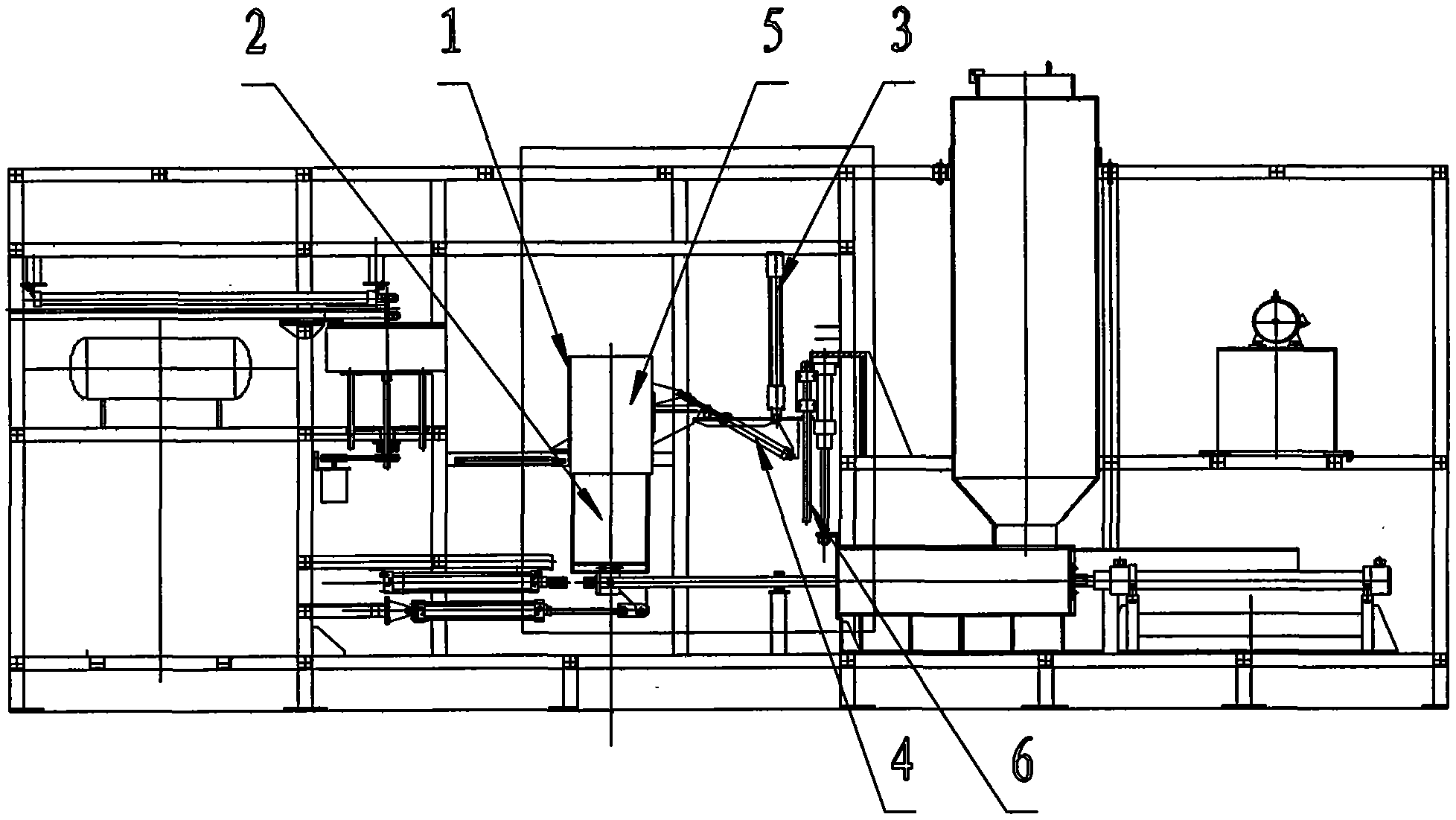 Use method for bagging device of automatic garbage packaging unit