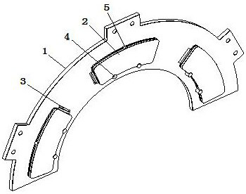 Carbon fiber ceramic brake pads