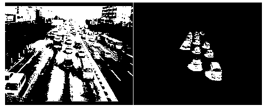 Method for detecting vehicle queuing length at road crossing