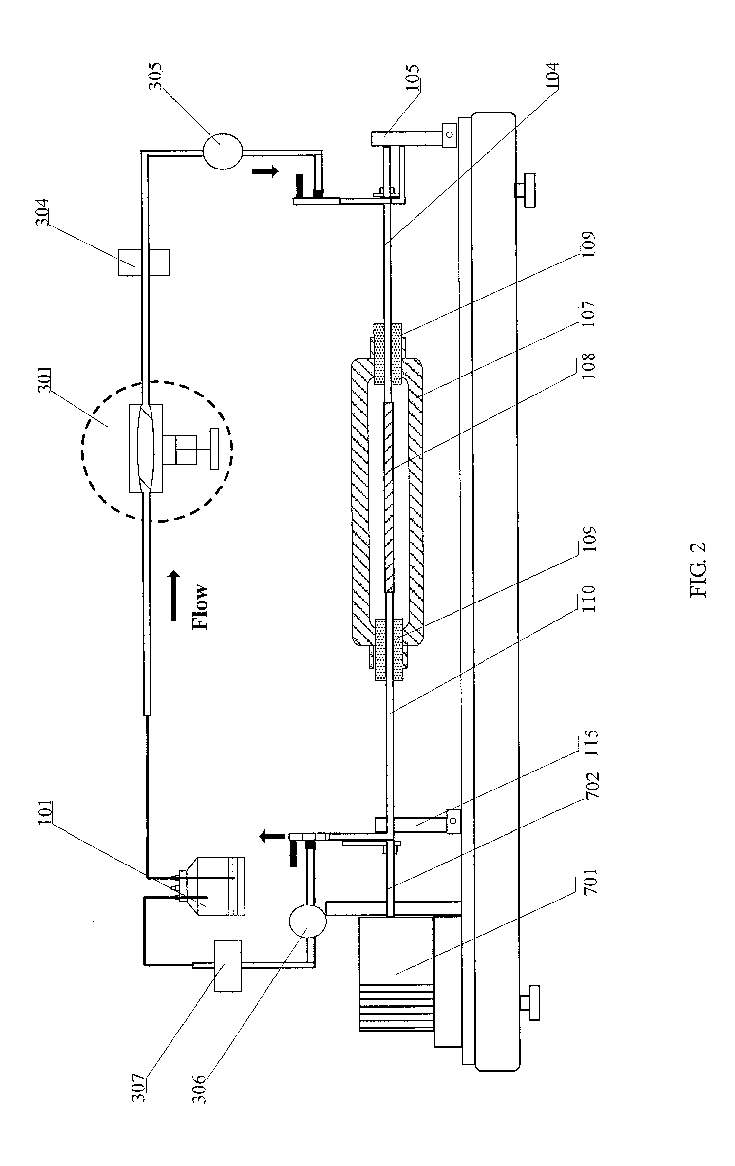 Perfusion type vascular tissue bioreactor with rotary and stretching functions