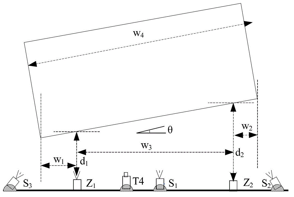 System for monitoring free state and anchoring state of floating docks