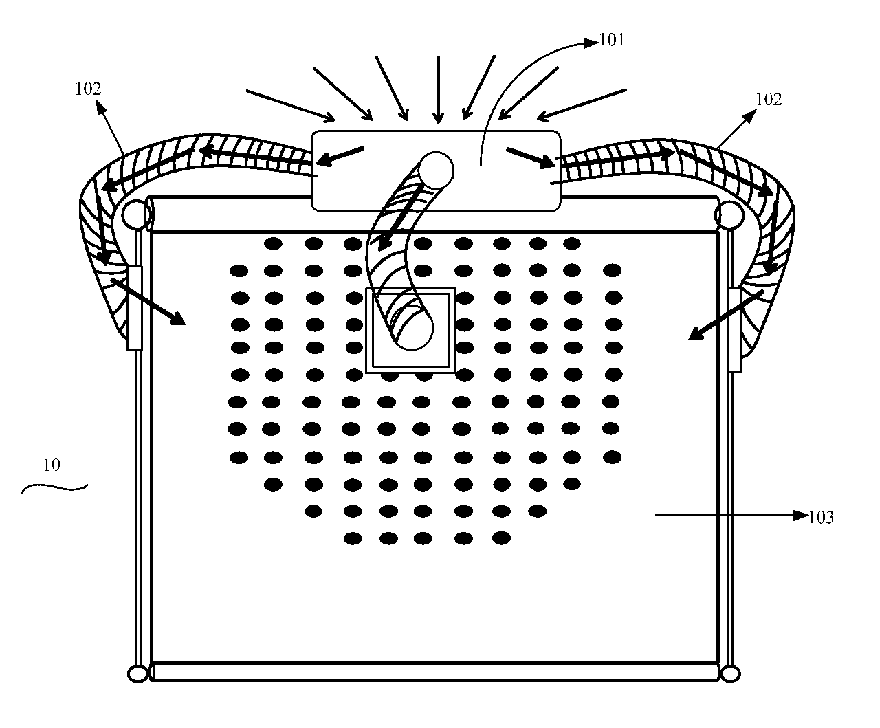 Moving device and dust cover