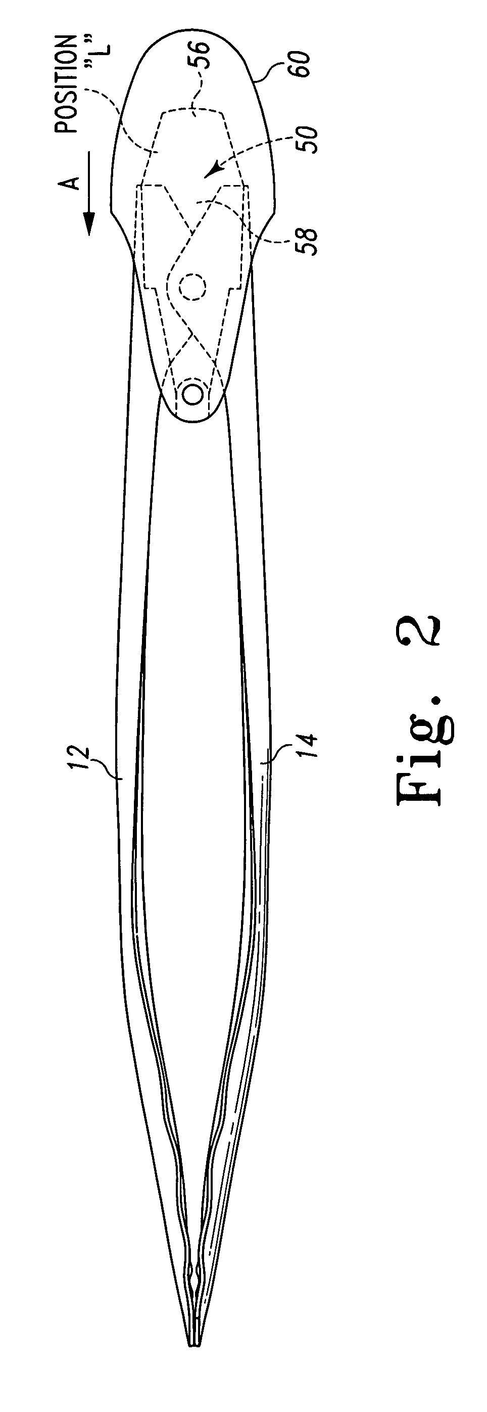 Tongs with encapsulated locking mechanism