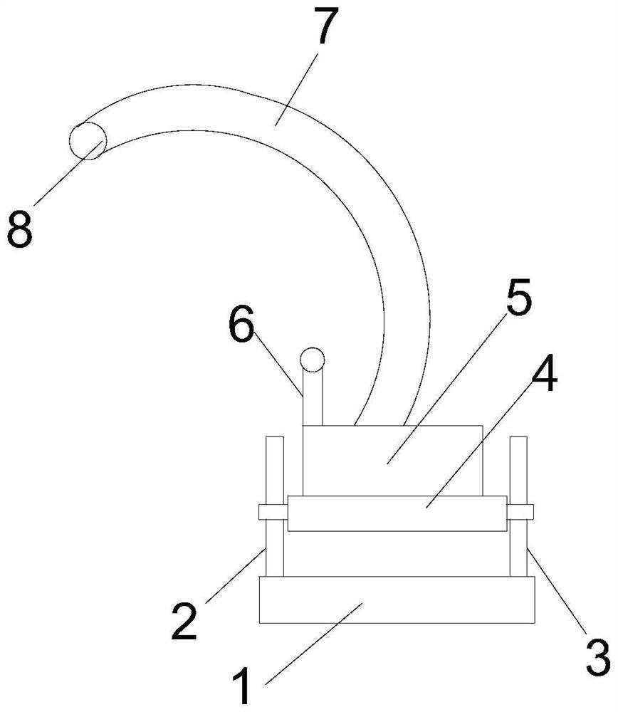 Bionic snakelike robot control system and control method thereof