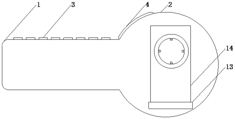 A carbon fiber composite core wire inspection device and its application method