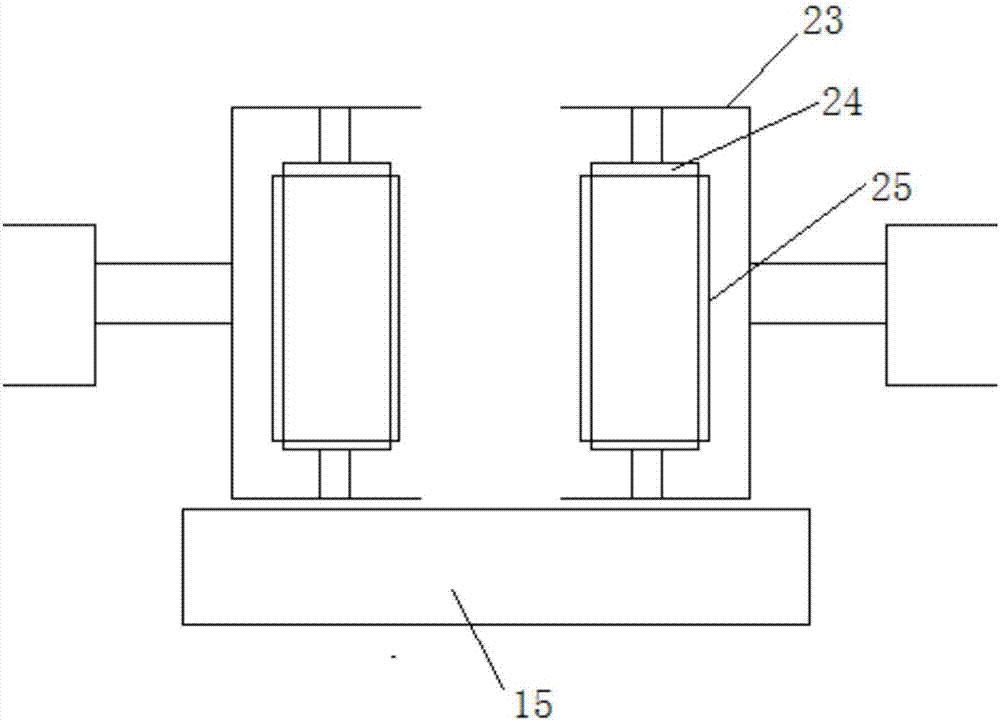 Vibration type chain uniform oiling device