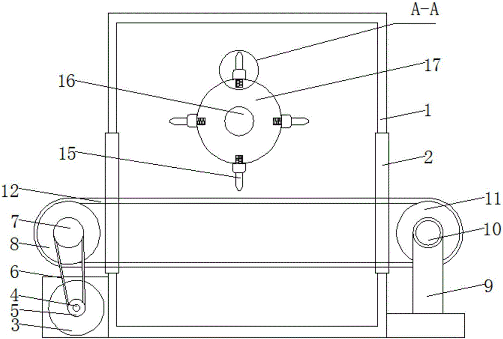 Adhesive plaster cutting device