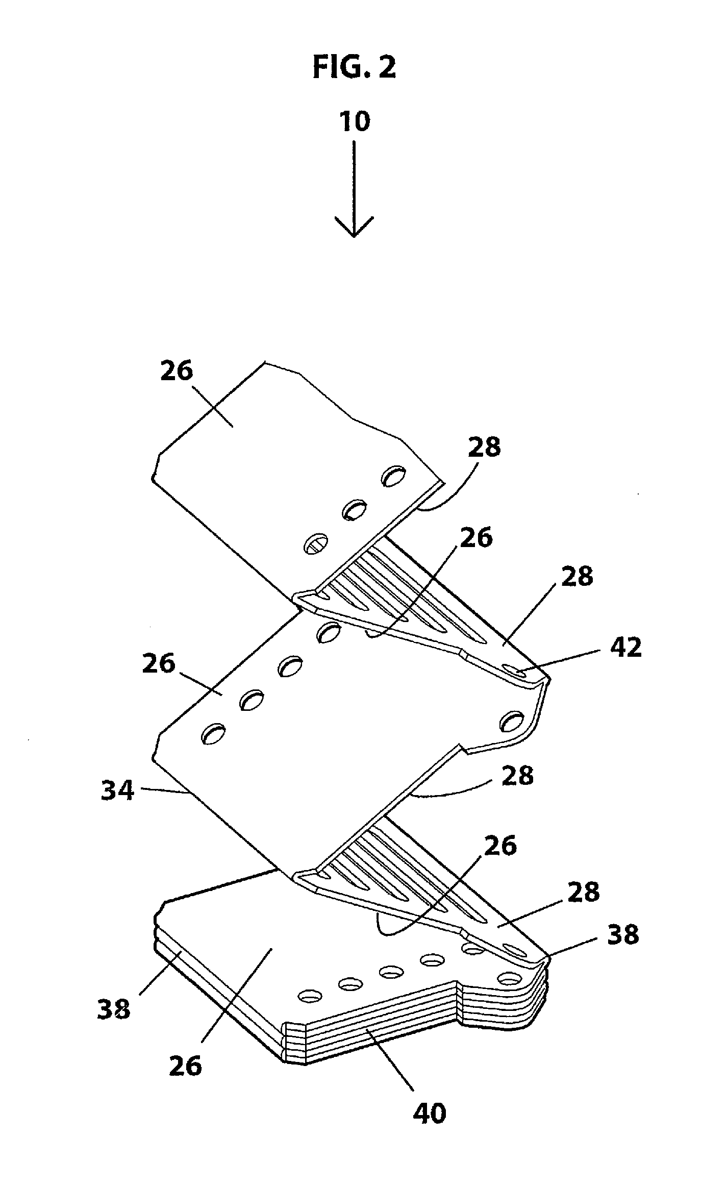 Heat exchanger produced from laminar elements