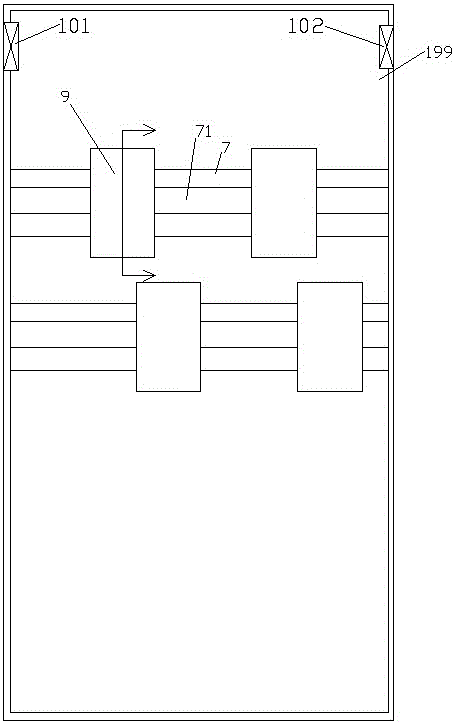 Rapidly-cooled electrical cabinet with electric power device fixing apparatus