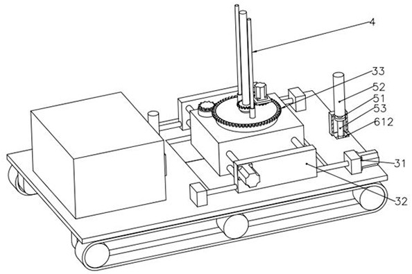 Hydraulic ring geological crack measuring device