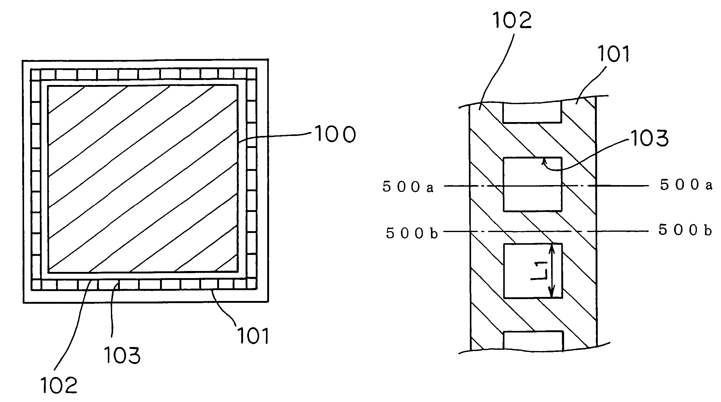 Semiconductor device with guard ring for preventing water from entering circuit region from outside